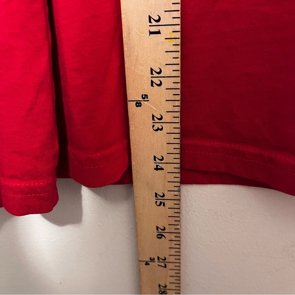 Vineyard Vines Christmas Red Long Sleeve Pullover T Shirt Size X Small - Picture 7 of 10